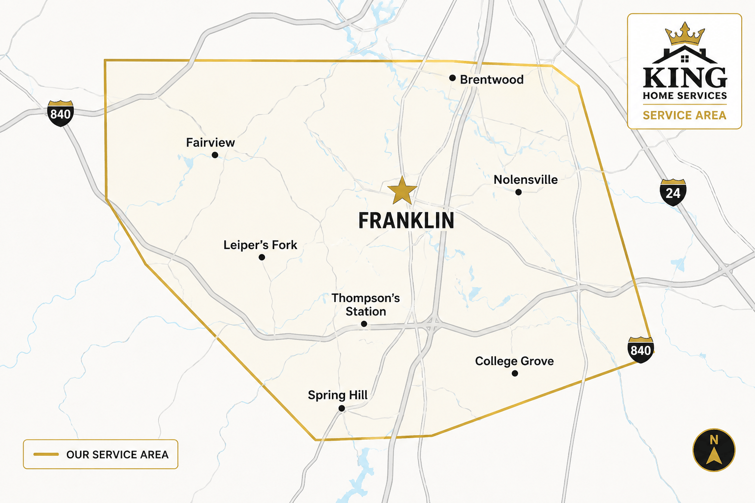 Franklin service area